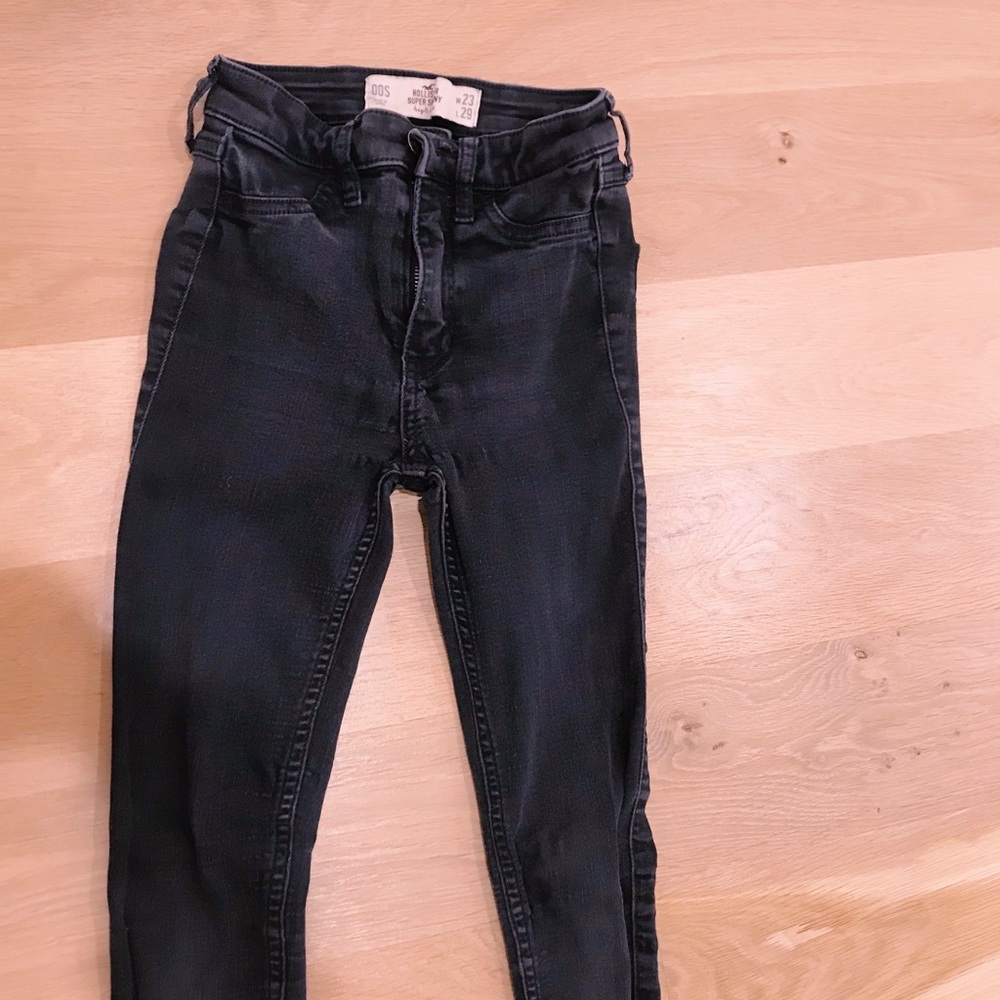 super skinny black jeans